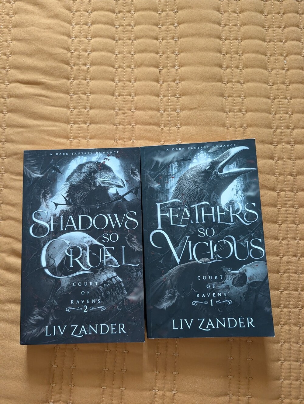 NWT Feathers So Vicious & Shadows So Cruel: A Court Of Ravens By Liv Zander Set